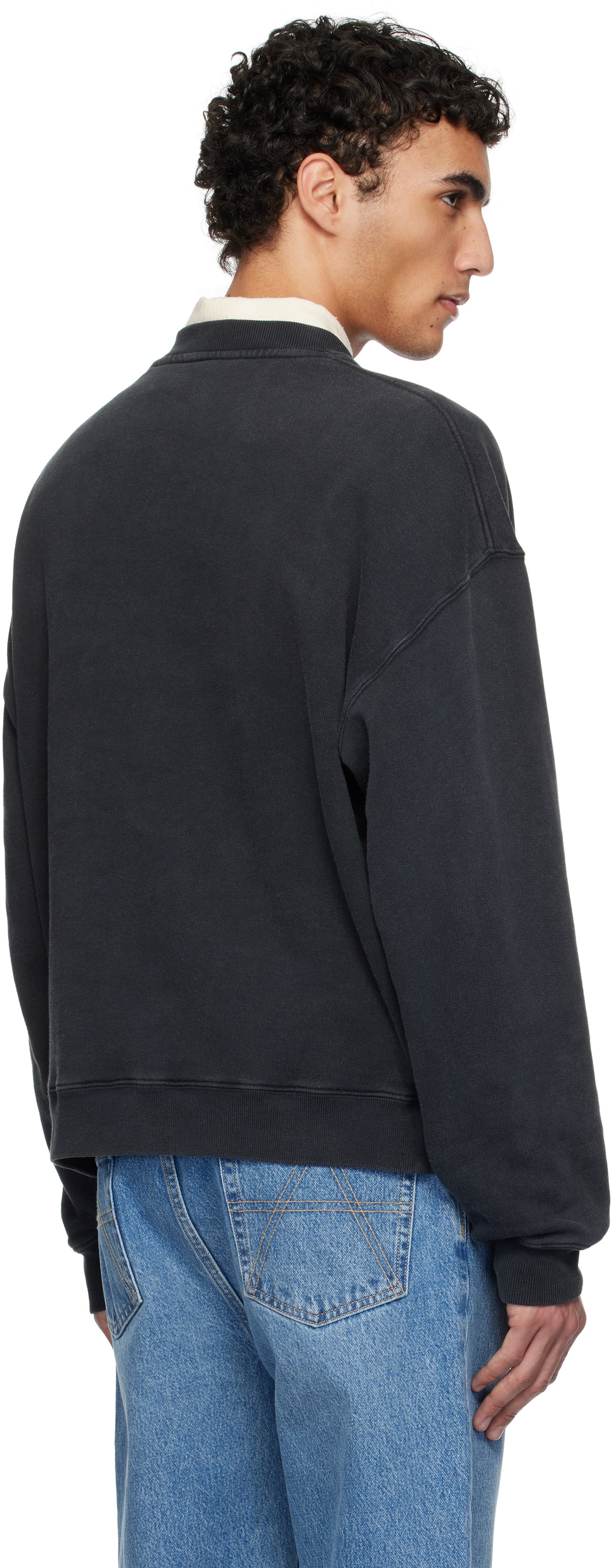 Axel Arigato Black Distort Washed Sweatshirt
