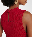 Erdem Cotton crochet minidress
