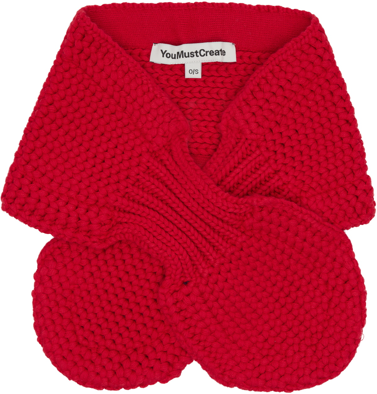 YMC Red Slot Scarf