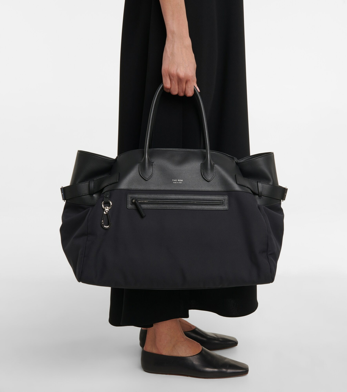 The row canvas discount tote