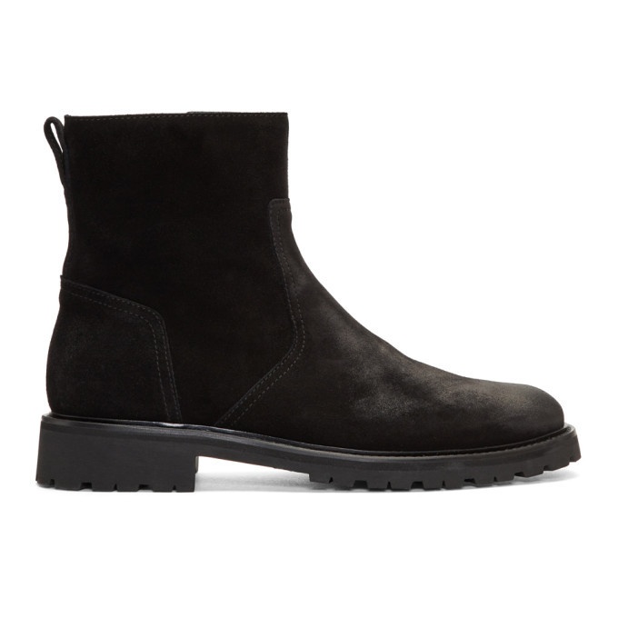 Photo: Belstaff Black Suede Atwell Boots