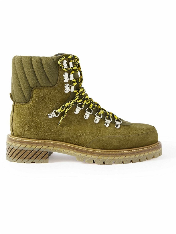 Photo: Off-White - Gstaad Suede Boots - Green