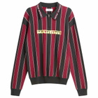 Martine Rose Women's Logo Polo in Red/Black