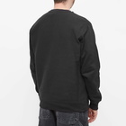 Alltimers Men's Mini Estate Embroidered Crew Sweat in Black