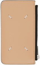 Maison Margiela Black & Beige Card Holder