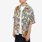 Wacko Maria Men's Short Sleeve Type 3 Tim Lehi Hawaiian Shirt in Color