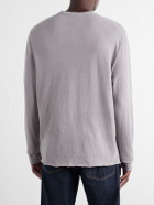 James Perse - Cotton-Jersey Henley T-Shirt - Gray