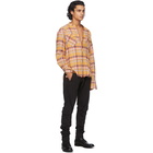 Greg Lauren Orange Western Classic Shirt