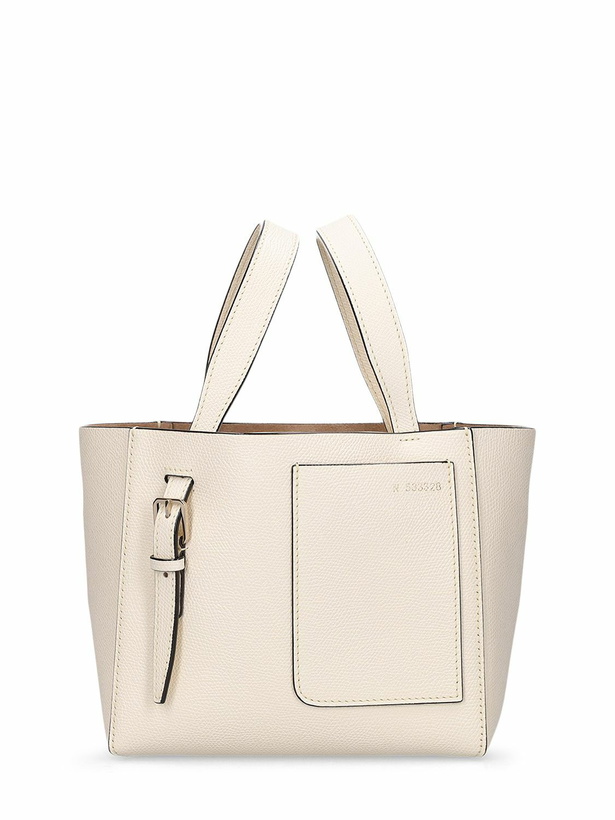 Photo: VALEXTRA Mini Bucket Leather Top Handle Bag