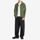 Service Works Men's Drill Printed Foh Jacket in Olive Checker