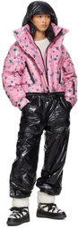 Moncler Genius 3 Moncler Grenoble Pink Cropped Down Jacket