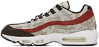 Nike Off-White & Brown Air Max 95 Sneakers