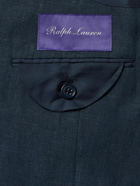 Ralph Lauren Purple label - Kent Slim-Fit Double-Breasted Linen Suit Jacket - Blue