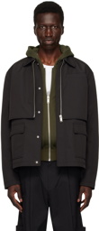 Han Kjobenhavn Black Washed LayeredJacket