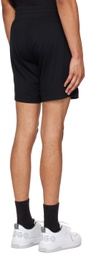Hugo Black Printed Logo Shorts