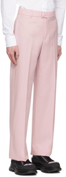 Alexander McQueen Pink Tailored Trousers