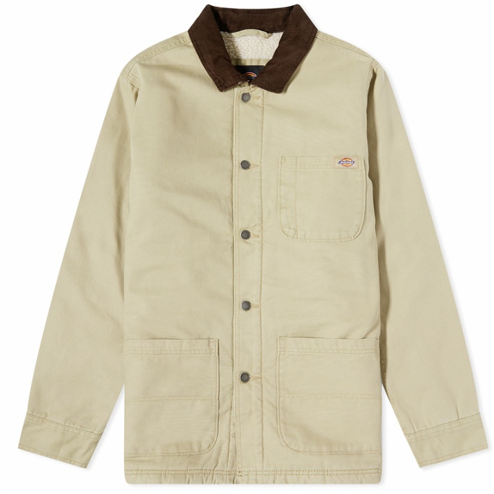 Photo: Dickies Men's Duck Canvas Chore Jacket in Stone Washed Desert Sand