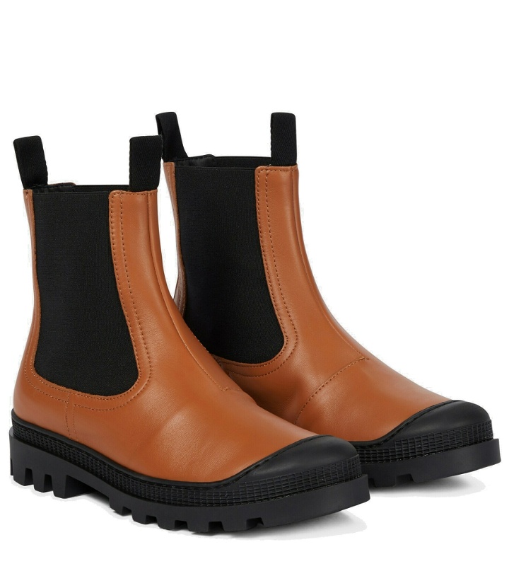 Photo: Loewe - Leather Chelsea boots