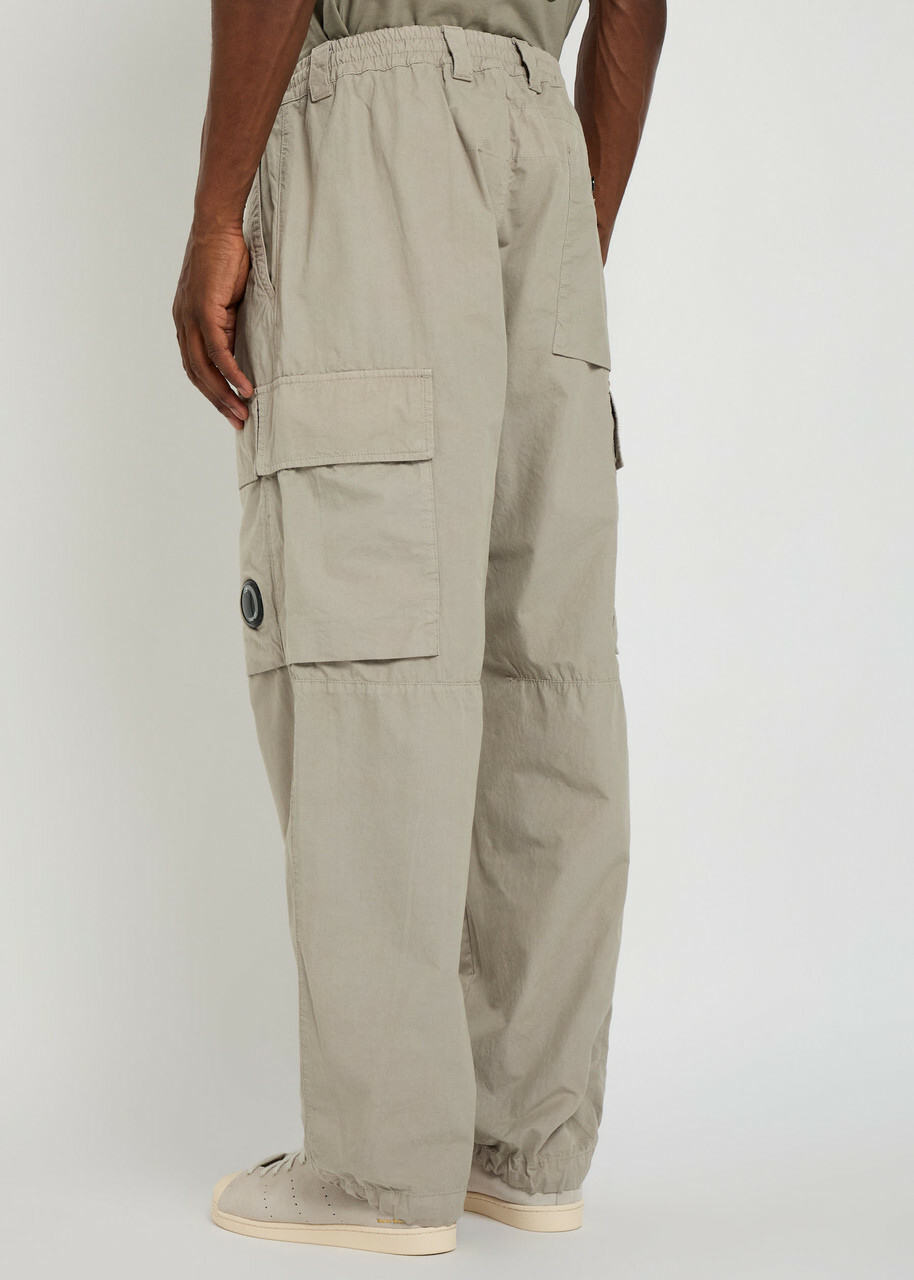 C.P. Company Microreps Cotton Cargo Trousers Grey
