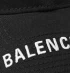 Balenciaga - Logo-Embroidered Cotton-Twill Baseball Cap - Men - Black
