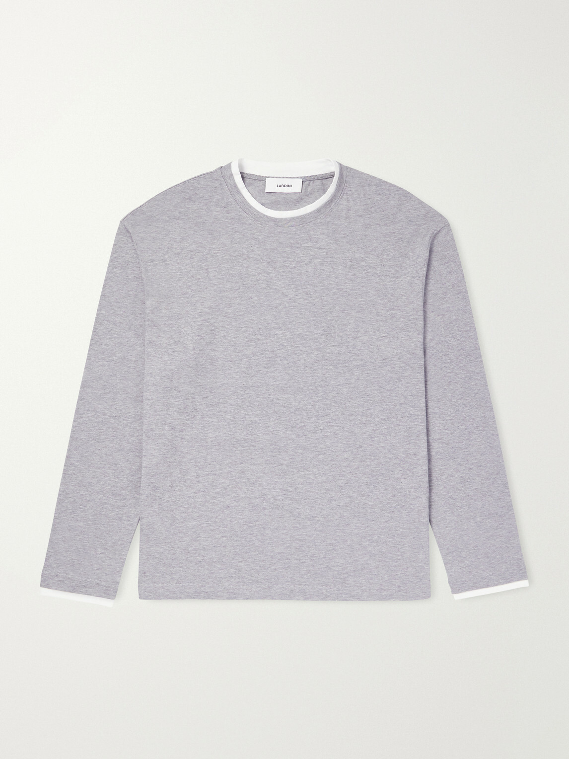 Lardini - Cotton-Jersey T-Shirt - Gray