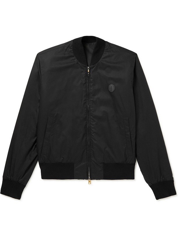 Photo: Dunhill - Reversible Cotton and Shell Bomber Jacket - Black