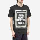 MARKET Men's Printing Money T-Shirt in Vintage Black