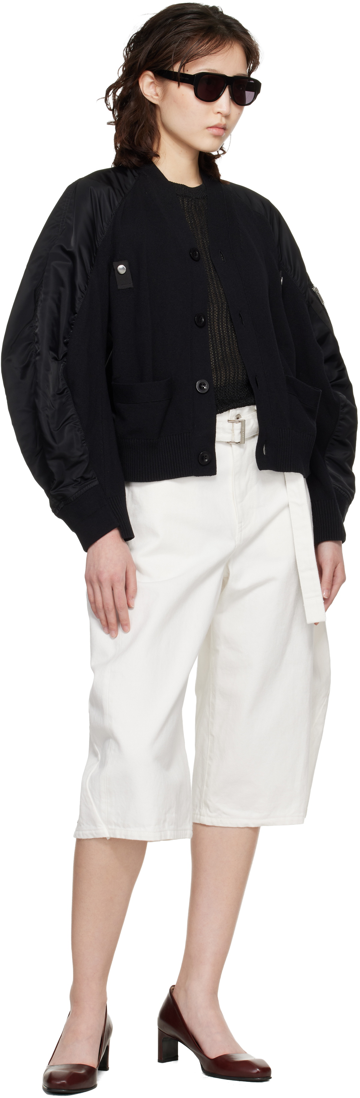 sacai Off-White Denim Jeans