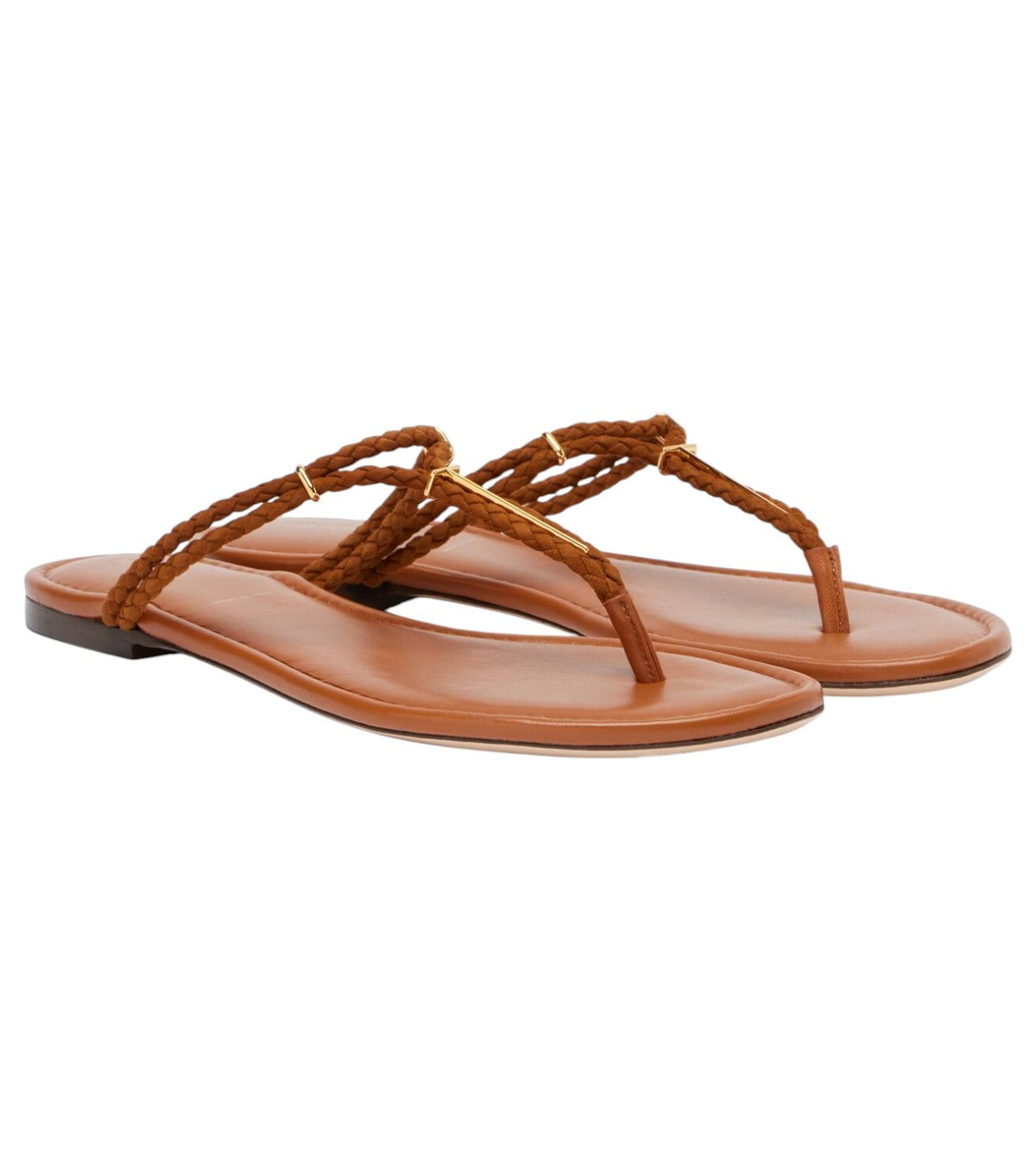 Tom Ford - T crystal-embellished satin sandals TOM FORD