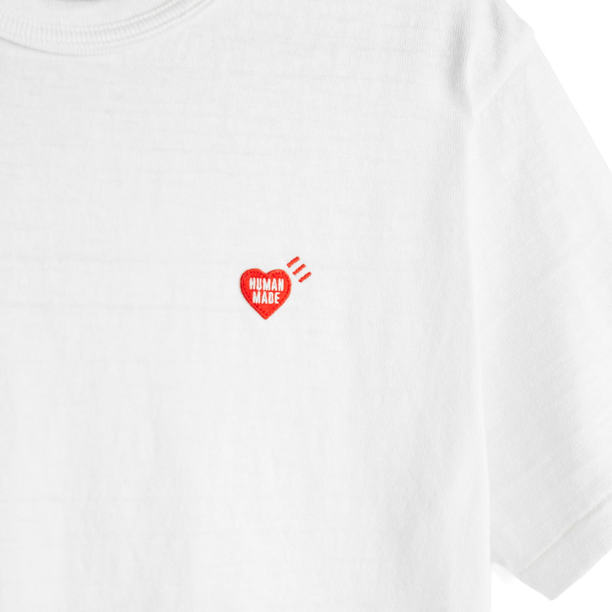 Human Made Men's Side Polar Bear T-Shirt in White Human Made