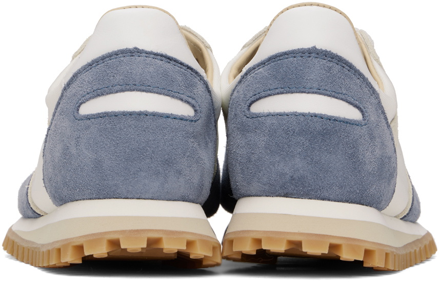 Spalwart White & Blue Marathon Trail Low Sneakers