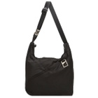 ARCS HEY Sling Bag in Black Criss-Cross 