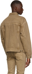 Ksubi Brown Denim Dunez Oh G Jacket