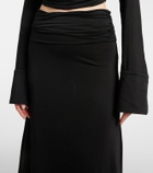 Aya Muse Freya draped maxi skirt