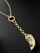 Foundrae - La Loba Claw Small 18-Karat Gold Prasiolite Pendant Necklace