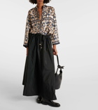 'S Max Mara Adria printed silk shirt