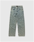 Represent R3 Monogram Baggy Denim Grey - Mens - Jeans