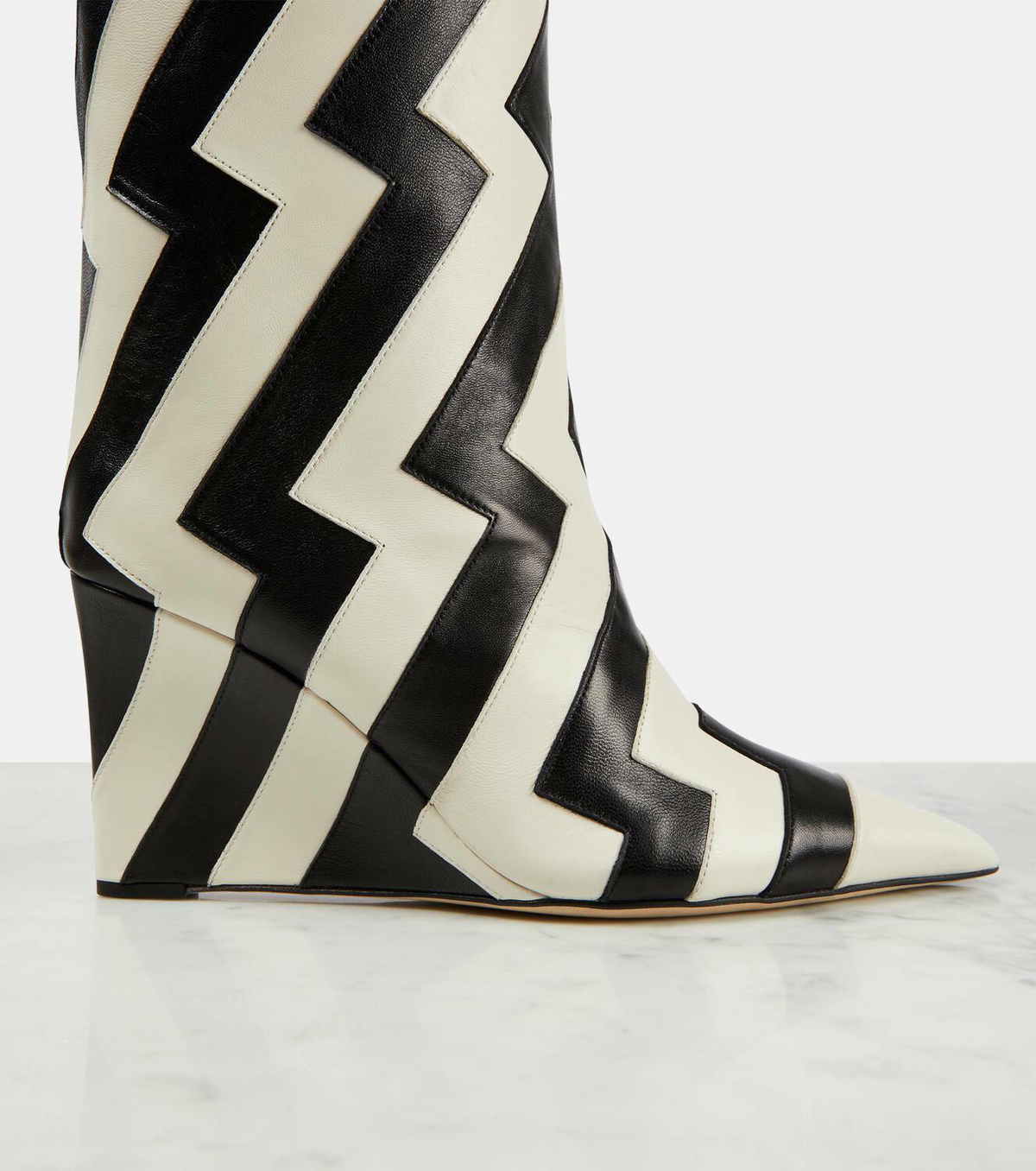 Jimmy Choo Blake 85 leather knee-high boots Jimmy Choo