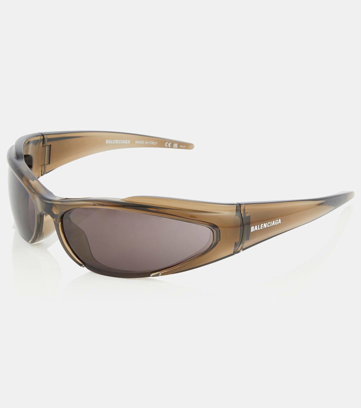 Balenciaga oval サングラス Swift Oval Sunglasses in Silver | Balenciaga US