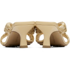 Bottega Veneta Beige Riva Heeled Sandals