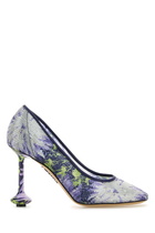 Loewe Embellished Mesh Toy Pumps