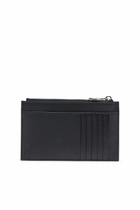 Diesel Leather card holder with zip pocket - Card cases Mens in Black