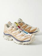 Salomon - XT-4 OG Rubber-Trimmed Mesh Running Sneakers - Neutrals