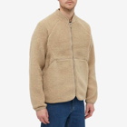 Folk Men's Puzzle Zip Fleece in Oat