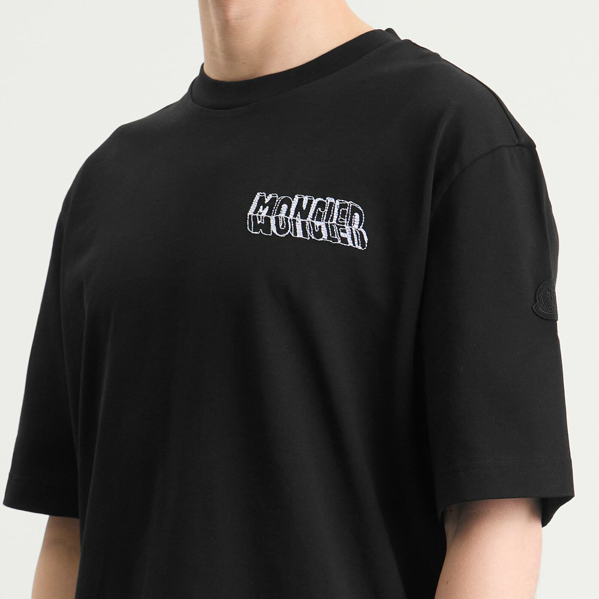 Moncler Men's Back Graphic T-Shirt in Black Moncler