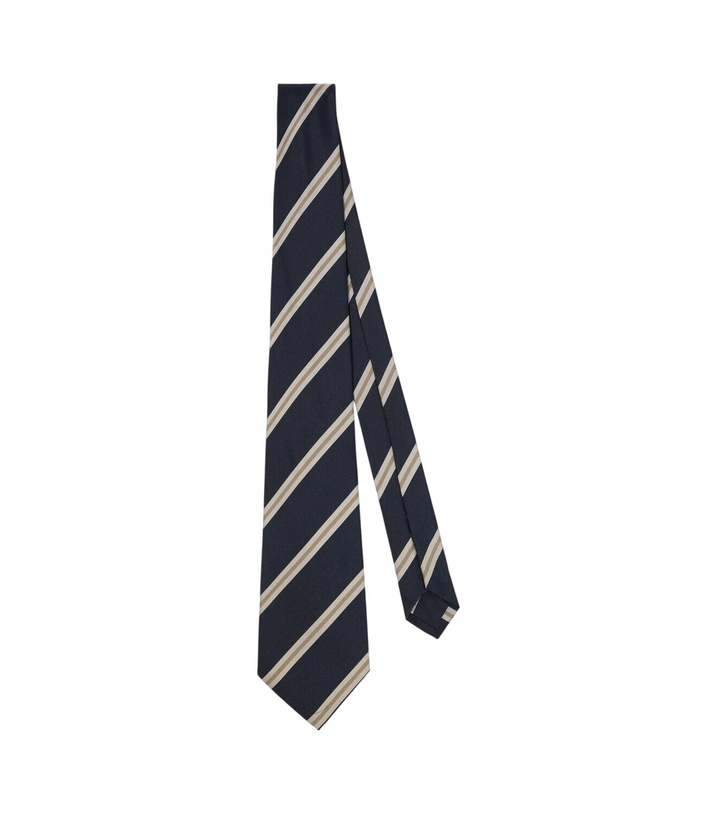Photo: Dunhill Striped silk tie