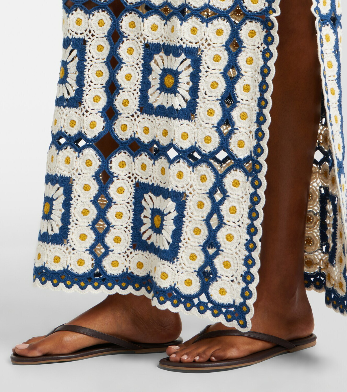 Alémais Dolly crochet cotton maxi dress