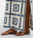 Alémais Dolly crochet cotton maxi dress