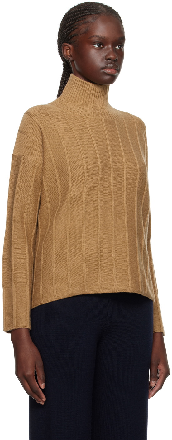 Max Mara Leisure Tan Beira Turtleneck