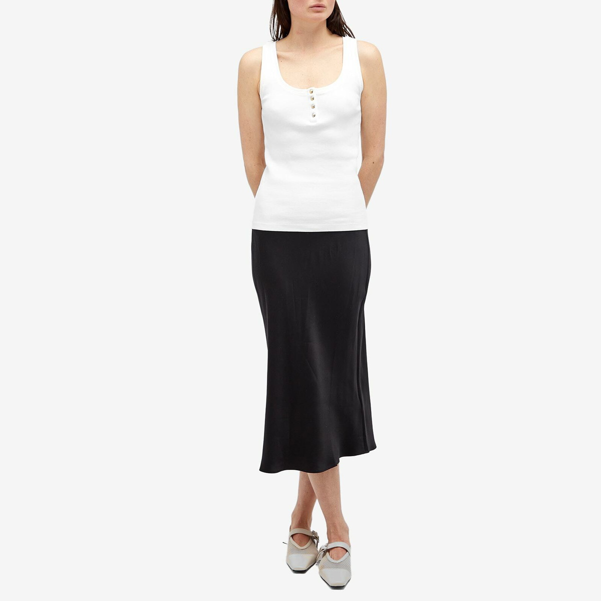 Anine Bing Women's Alessia Tank Top in Ivory